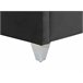 Beliani Cama com estrado Veludo LUBBON 152x215 Preto