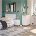 Dormitorio Iconic 160 Branco/cinza