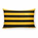 Capa de travesseiro Hufflepuff Values Preto