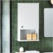 Armário de banho de parede com 1 porta BZR25-W SoBuy 40 Branco