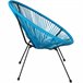 2 cadeiras de jardim Santana com mesa Azul