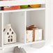 Estante de parede de 2 níveis para crianças KMB46-W SoBuy Branco