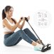 Elásticos de Resistência Multifunções com Guia de Exercícios Preto