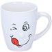 Caneca SONRISAS sortido 300ml material de grés Branco