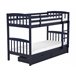 Beliani Beliche Pinho REVIN 87x208 Azul Marino