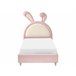 Beliani Cama infantil Terciopelo LALLIAS Creme