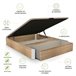 Sommier rebatível luxo S-Max 3D 150x190 Natural/ Branco