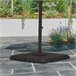Base Chapéu de Sol HDPE Outsunny 100x100 Preto