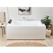 Beliani Banheira de interior MONTEGO 83x172 Branco