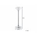 Beliani Candelabro KOFI Cinza