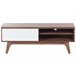 Beliani Mesa de TV BUFFALO 117 Castanho