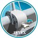 Toldo para piscina tubular com proteção UV + 50 INTEX Branco