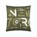 CAPA DE ALMOFADA VAZIA NY AREA Estampado