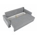Sofá-cama PIA 3 lugares com arca cinzento Cinza