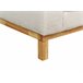 Beliani Sofá de 3 lugares Bouclé SIGGARD Branco