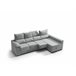 Chaise longue reversível com arrumação PALA Cinza Claro