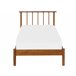 Beliani Cama com estrado Pinho BARRET 106x210 Castanho