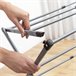 Estendal Metálico Rebatível e Extensível com 3 Alturas .. Cinza