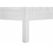 Beliani Cama com estrado Pinho GIVERNY 99x208 Branco
