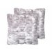 Beliani Almofada decorativa MACODES 45x45 Cinza