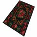 80 x 150 cm de tapete 150x80 Preto