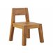 Beliani Conjunto de comedor LIVORNO Castanho