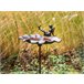 Beliani Fuente de bano para pájaros MAGPIE Castanho