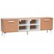 Beliani Mesa de TV ALLOA 180 Branco