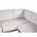 Beliani Conjunto lounge RIMA III Areia