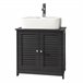 Armário de lavatório com 2 portas FRG237-W SoBuy 60 Branco