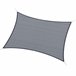 Vela de Sombra Retangular HDPE Outsunny Cinza