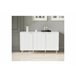 Aparador moderno lacado com padrão floral Branco