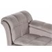 Beliani Chaise longue Poliéster LORMONT Cinza Escuro