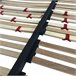 Base de cama em tubo multi-ripas XL mm ripas de faia 