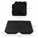 Base para Chapéu de Sol com 4 Peças PP Outsunny 89x89 Preto