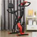 Bicicleta Estática Aço, ABS e PVC HOMCOM Cinza
