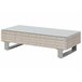 Beliani Conjunto lounge LANCIANO Cinza