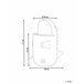 Beliani Cesta CRADOCK Natural