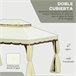 Pérgola de Jardim Alumínio e Poliéster Outsunny 390x290 Bege