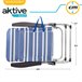 Cadeira de praia dobrável alta de 5 posições Aktive 46,5x63x93 cm Azul