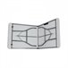 Mesas dobráveis ​​retangulares MegaPack 10 Catering 7house Branco