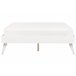 Beliani Cama com estrado MDF BERRIC 148x202 Branco