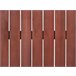 Beliani Mesa de apoio TOSCANA Vermelho