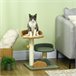 Arranhador para Gatos Aglomerado de Madeira, Pelúcia e Sisal Multicor