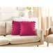 Beliani Almofada decorativa JASMINE 45x45 Branco