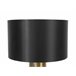 Beliani Candeeiro de mesa DARLING Preto