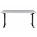 Beliani Secretária ajustável DESTIN III 160x72 Branco