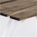 Conjunto de mesa dobrável e 2 cadeiras de jardim Bistrot Madeira
