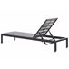 Beliani Cadeira lounge/relax NARDO Preto