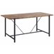 Beliani Mesa de centro SAVANNAH 80x160 Castanho